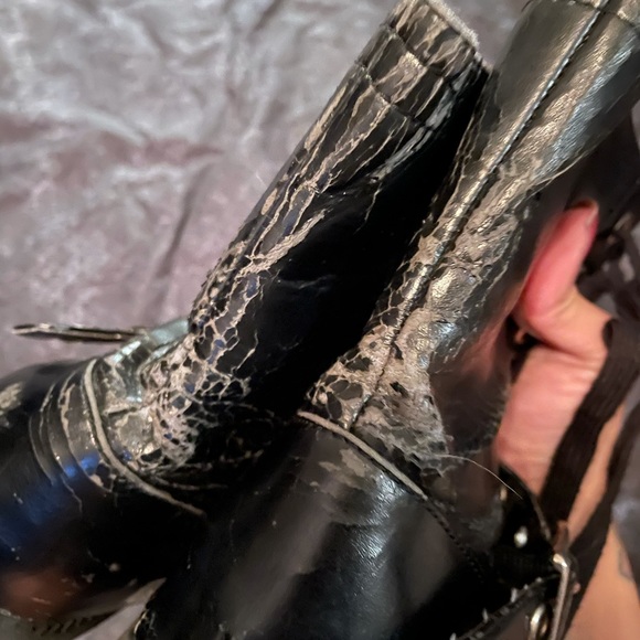 🖤Grunge Goth Combat Boots🖤 - Picture 3 of 3